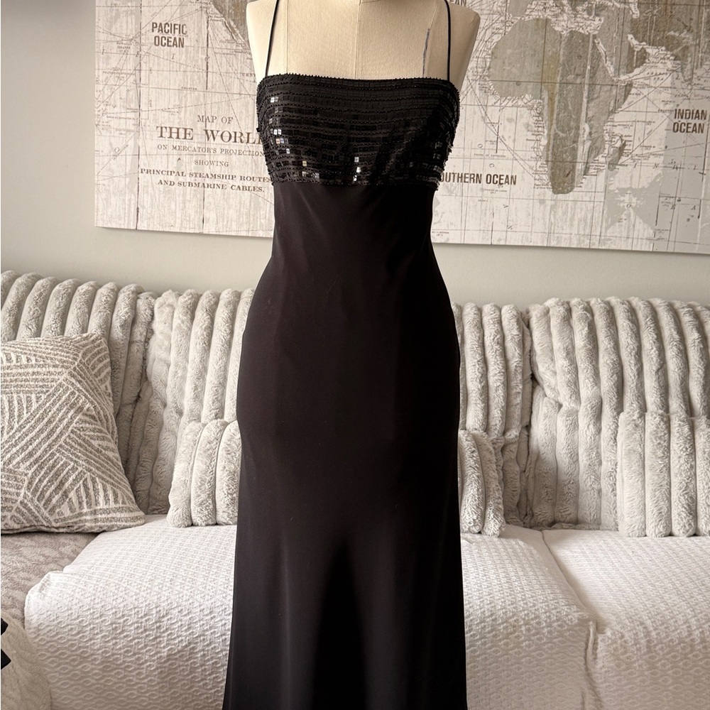 Jones New York Dress Women’s Size 8 Evening Dress - Elegant Maxi Black Dress